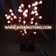 48 pink led tree lamp with ball ornament for wedding and home decoration